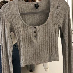 Super soft grey top